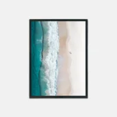 Shoreline Serenity, Poster, Wall Art