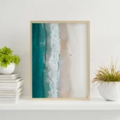 Shoreline Serenity, Poster, Wall Art