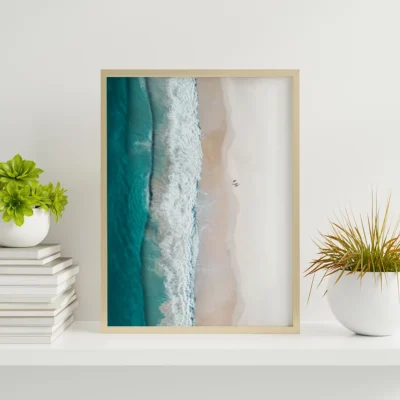 Shoreline Serenity, Poster, Wall Art