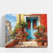A Doorway to Summer paint by numbers for adults DIY painting kit