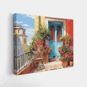 Framed A Doorway to Summer paint by numbers sunlit doorway wall art