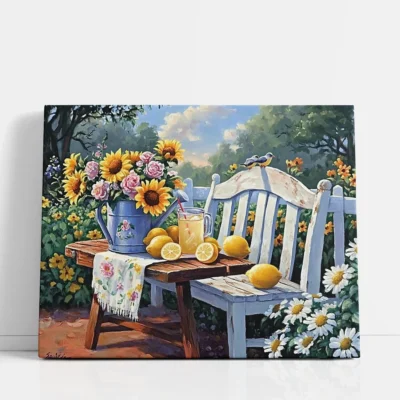 A Taste of Summer Light paint by numbers for adults DIY painting kit