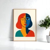 modern-line-art-woman-poster