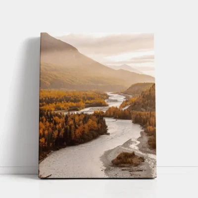 Autumn Flow in the Valley paint by numbers for adults DIY painting kit