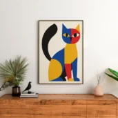 playful-minimalist-cat-wall-art