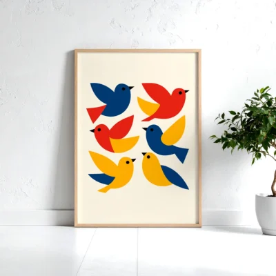 flying-birds-poster-modern-decor