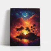 Celestial Shores paint by numbers for adults DIY painting kit