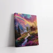 Framed Colors of a New Dawn paint by numbers sunrise wall art