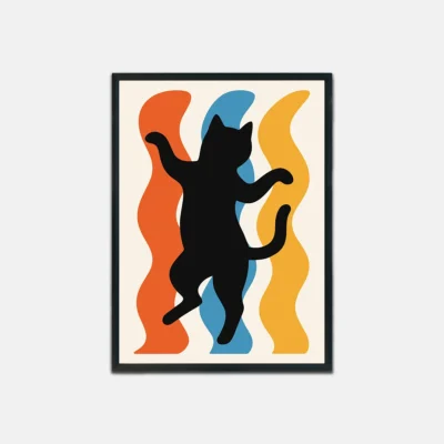 dancing-cat-minimalist-wall-art