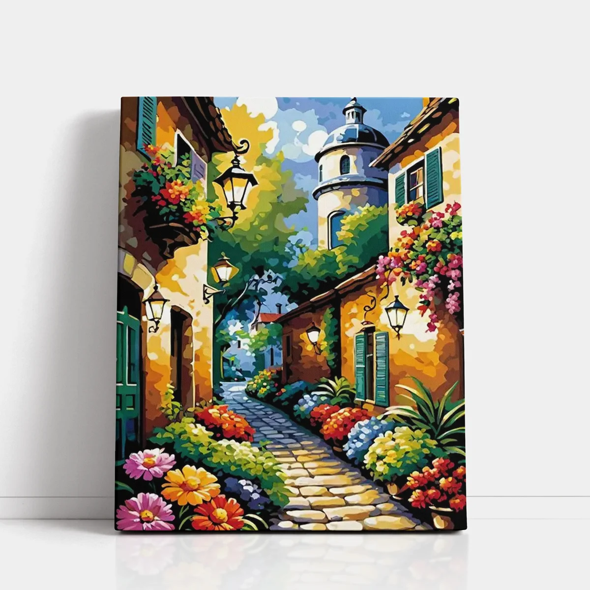 Evening-in-Bloom-1 Evening in Bloom paint by numbers for adults DIY painting kit