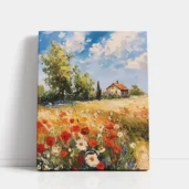 Fields of Quiet Joy paint by numbers for adults DIY painting kit
