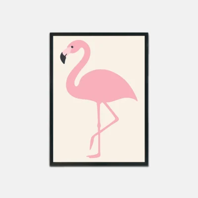 flamingo-silhouette-minimalist-wall-art