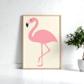 modern-flamingo-line-art-poster