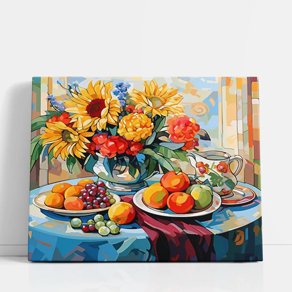 Fruit-&-Flowers-in-Harmony-1 Fruit & Flowers in Harmony paint by numbers for adults DIY painting kit