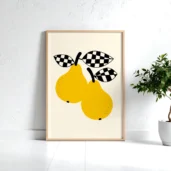 pear-fruit-poster-modern-home-decor