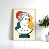 classical-sculpture-line-art-poster