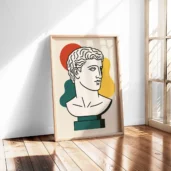 modern-greek-statue-abstract-print