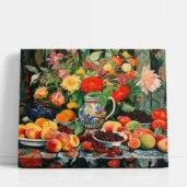 Nature's Painted Feast paint by numbers for adults DIY painting kit