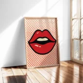 modern-fashion-lips-poster
