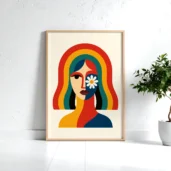 abstract-rainbow-poster-modern-decor