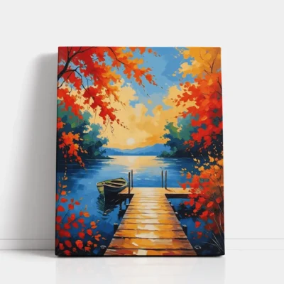 Reflections of a Gentle Day paint by numbers for adults DIY painting kit