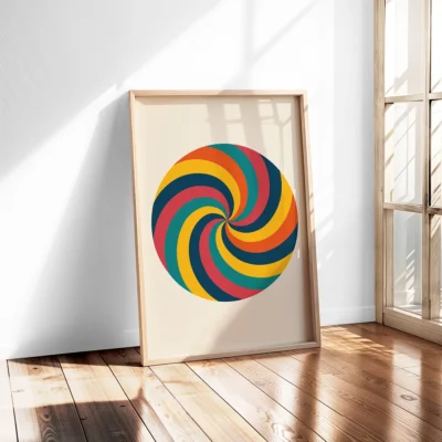 abstract-swirl-poster-modern-decor