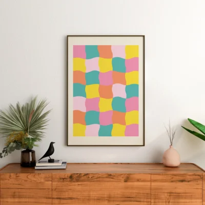 abstract-grid-design-wall-art