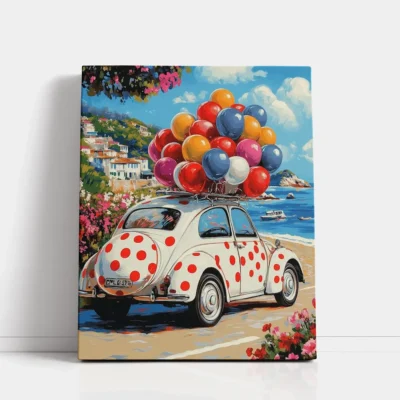 Road Trip of Colors paint by numbers for adults DIY painting kit