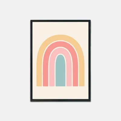 soft-rainbow-arch-minimalist-wall-art