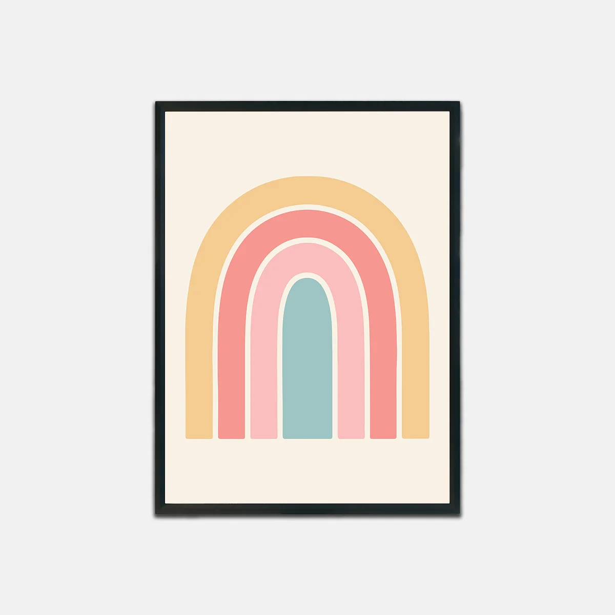 Soft-Rainbow-Arch-Poster-1 soft-rainbow-arch-minimalist-wall-art