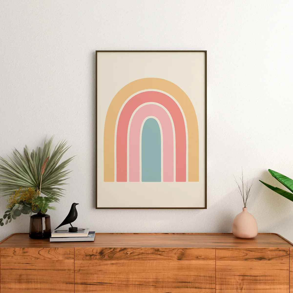 Soft-Rainbow-Arch-Poster-4 pastel-rainbow-poster-home-decor