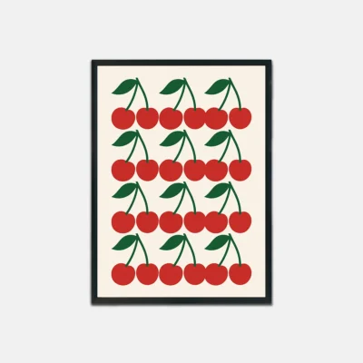 sweet-cherries-minimalist-wall-art