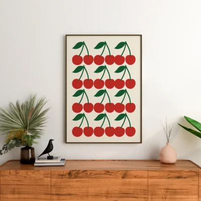 kitchen-wall-art-cherries-poster