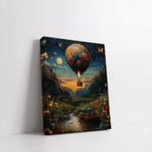 Framed The Garden in the Sky paint by numbers fantasy wall art