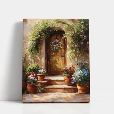 The Secret Garden Door paint by numbers for adults DIY painting kit