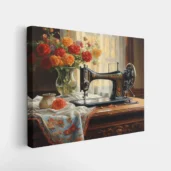 Framed Threads of Timeless Beauty paint by numbers elegant wall art