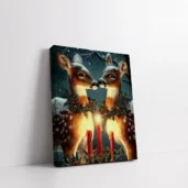 Twin-Deer-with-Candles-2