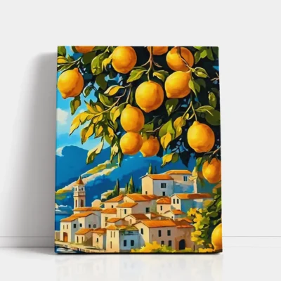 Under the Lemon Tree paint by numbers for adults DIY painting kit