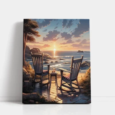 Where Day Begins paint by numbers for adults DIY painting kit