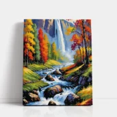 Where the Forest Breathes Water paint by numbers for adults DIY painting kit