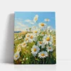 Daisy Meadow Under Blue Sky Paint By Numbers For Adults