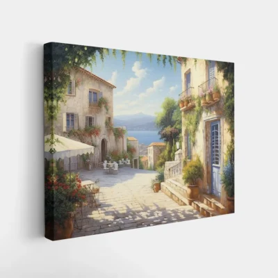 European village lane Paint By Numbers For Adults