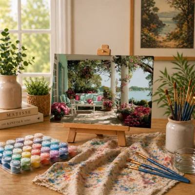 Garden Porch Retreat Paint By Numbers For Adults