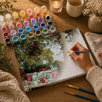 Garden Porch Retreat Paint By Numbers For Adults