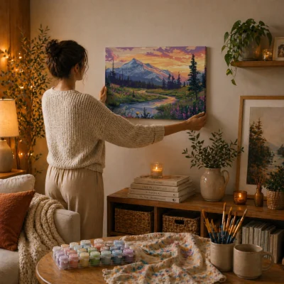 Sunset Ridge River Paint By Numbers For Adults