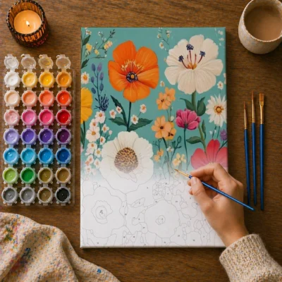 Wildflower Harmony Paint By Numbers For Adults