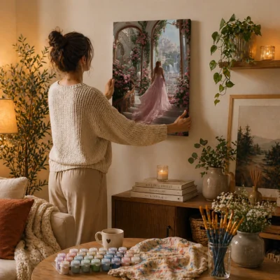 A Queen's Garden Dream Paint By Numbers For Adults