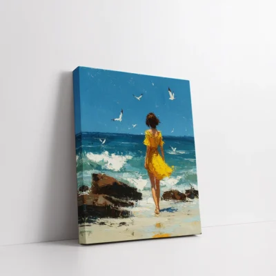 Fearless by the Shore Paint By Numbers For Adults