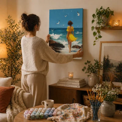 Fearless by the Shore Paint By Numbers For Adults