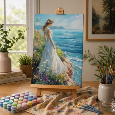 Grace Above the Waves Paint By Numbers For Adults